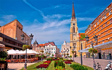 Novi Sad square, Serbia